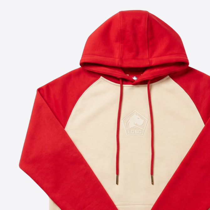 Hoodie colorblock femme