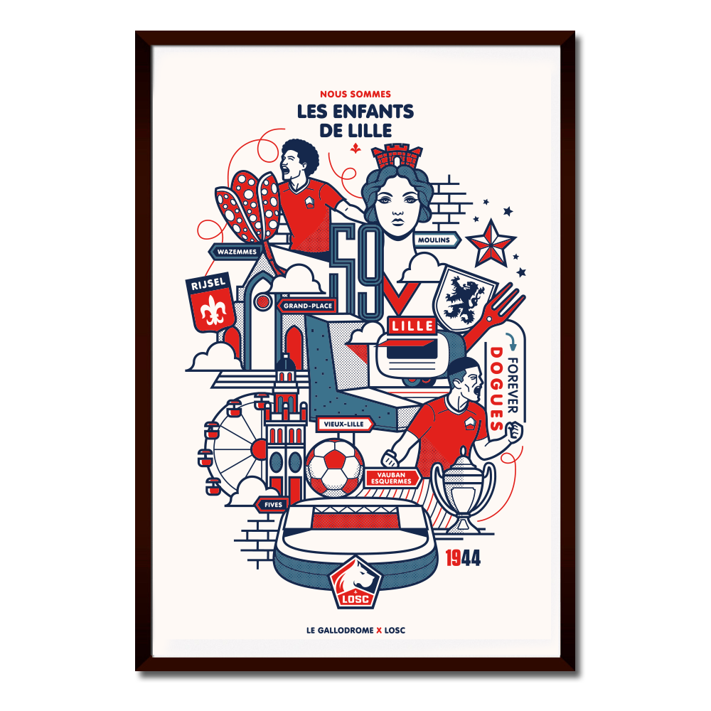 Affiche Enfants de Lille x Le Gallodrome