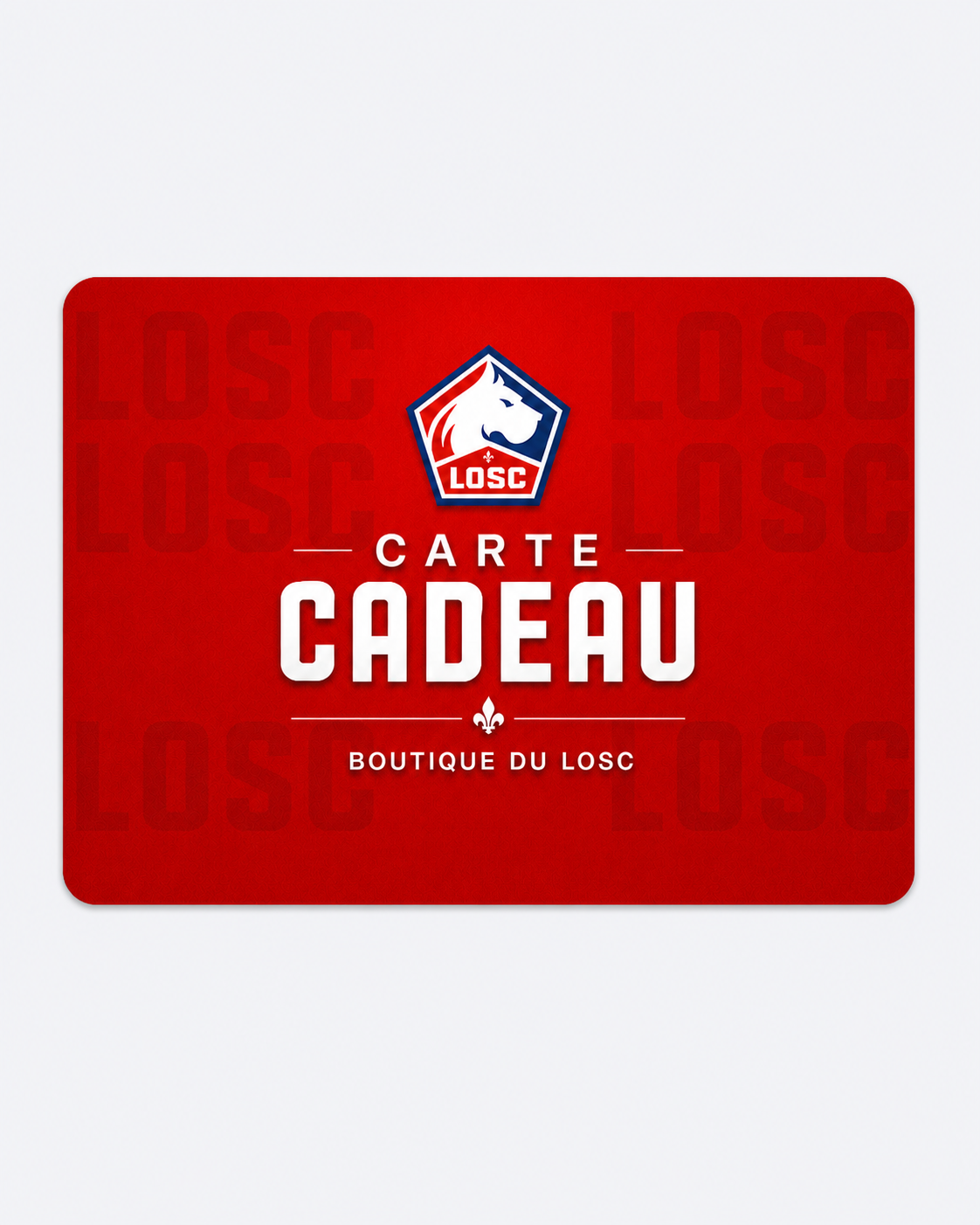Carte cadeau boutique LOSC