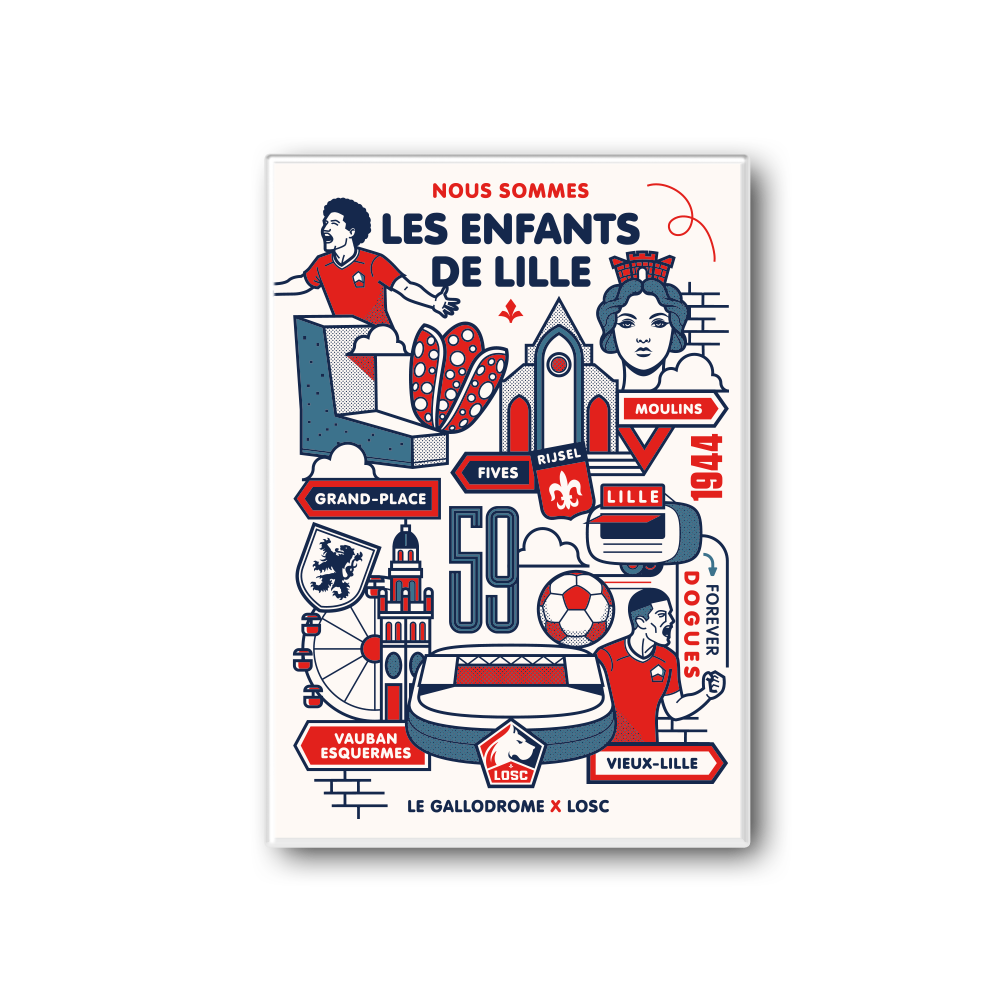 Magnet Enfants de Lille x Le Gallodrome