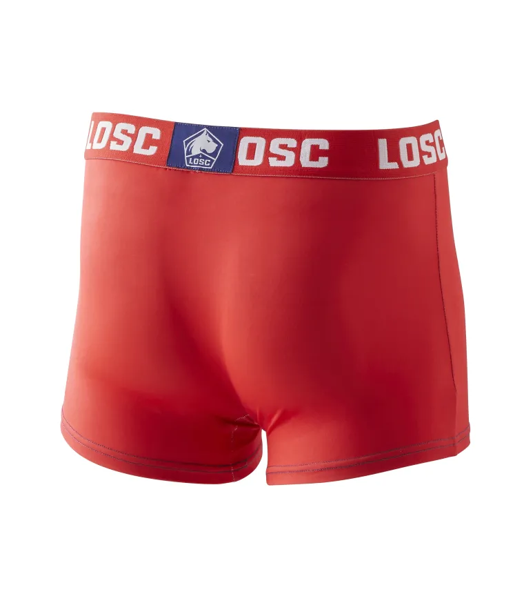 Visuel Boxer LOSC rouge adulte