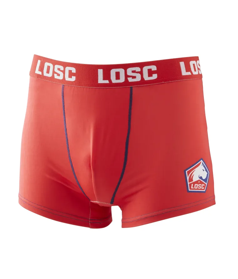 Visuel Boxer LOSC rouge junior