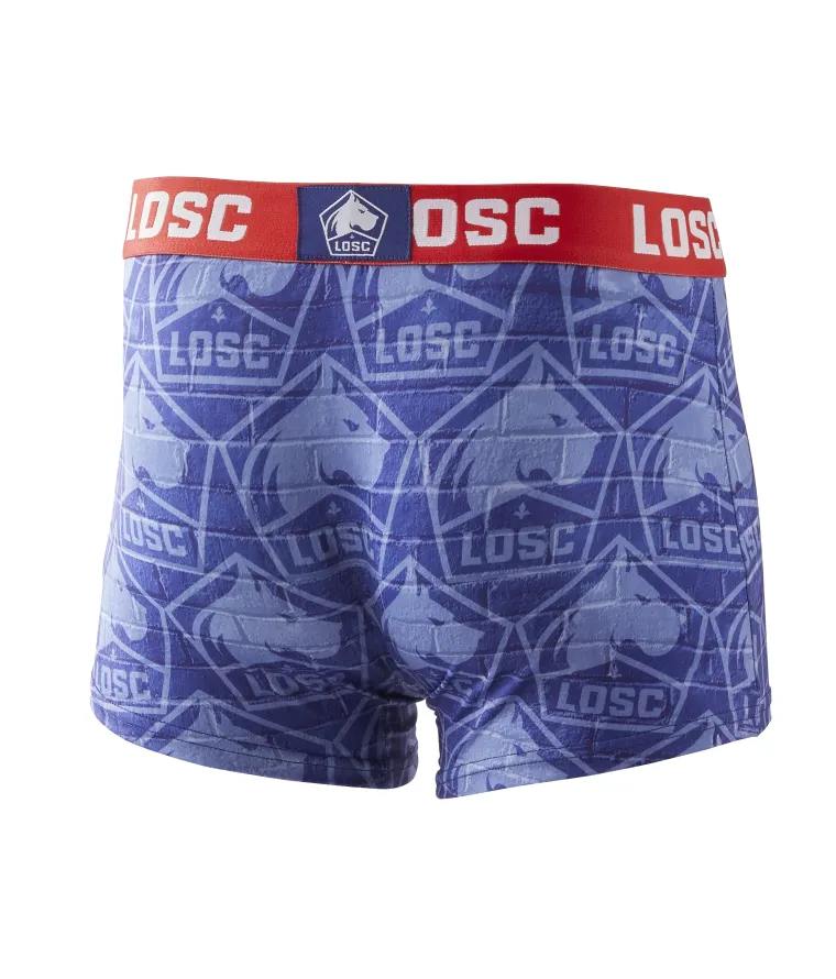 Visuel Boxer LOSC bleu adulte