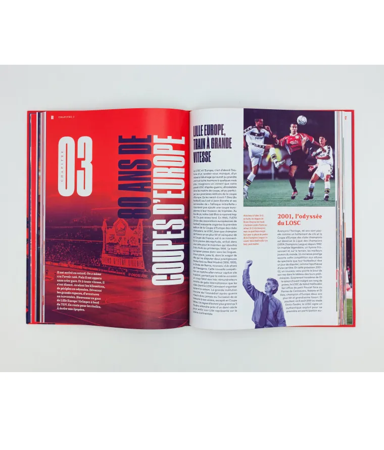Visuel Livre « LOSC 80 ans d’histoire et de fierté »