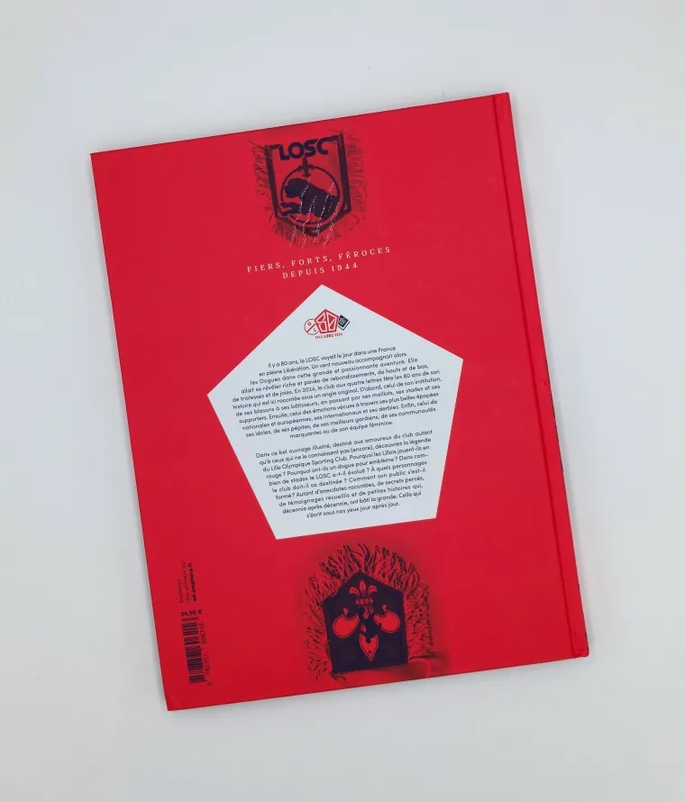 Visuel Livre « LOSC 80 ans d’histoire et de fierté »