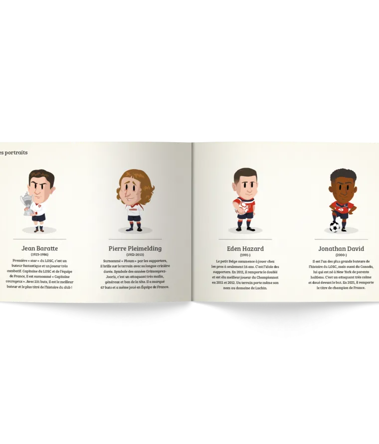 Visuel Livre jeunesse "Histoire du LOSC"