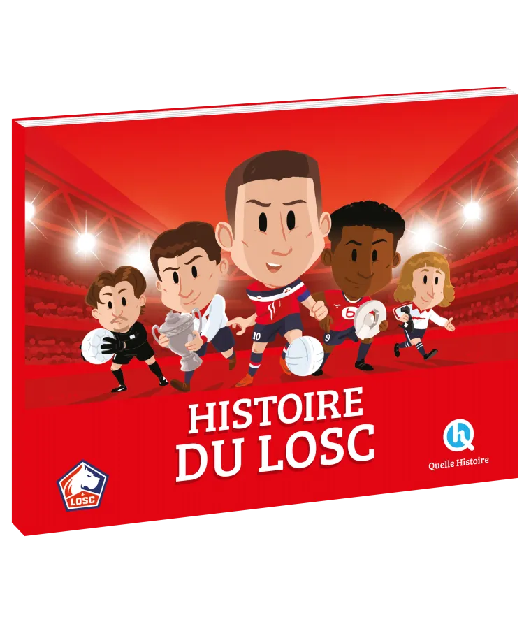 Visuel Livre jeunesse "Histoire du LOSC"