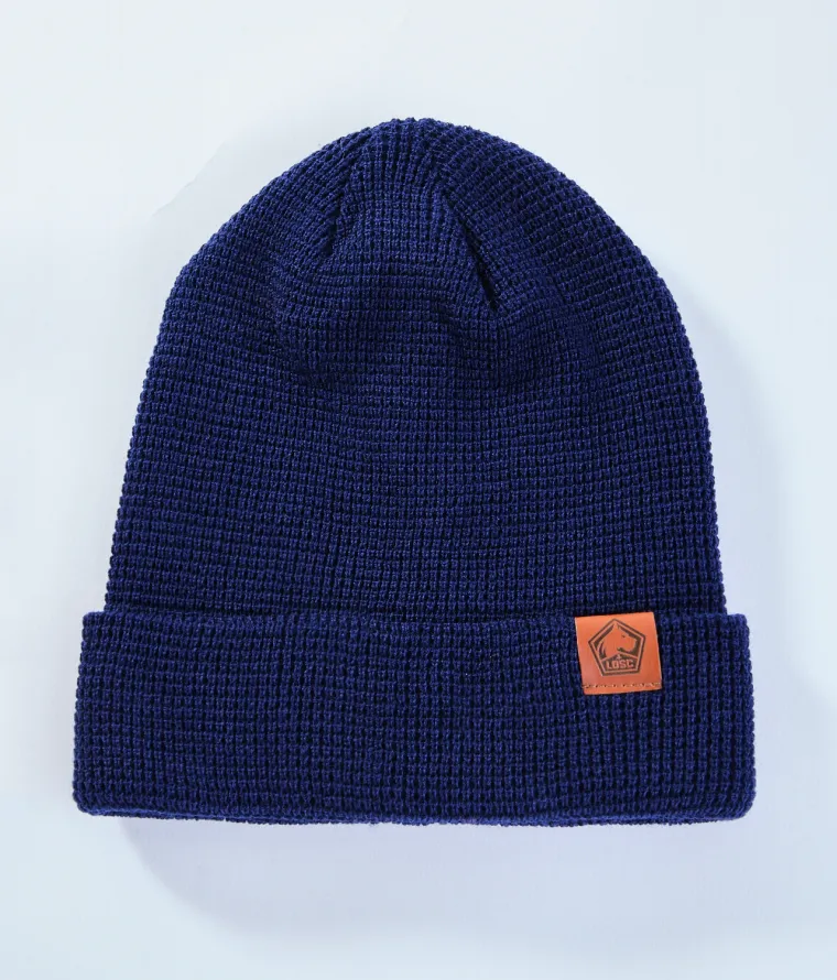 Visuel BONNET MAILLE BLEU