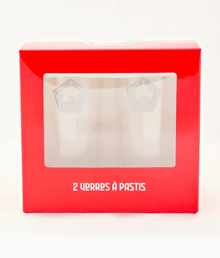 Visuel Pack Deux Verres à Pastis LOSC 