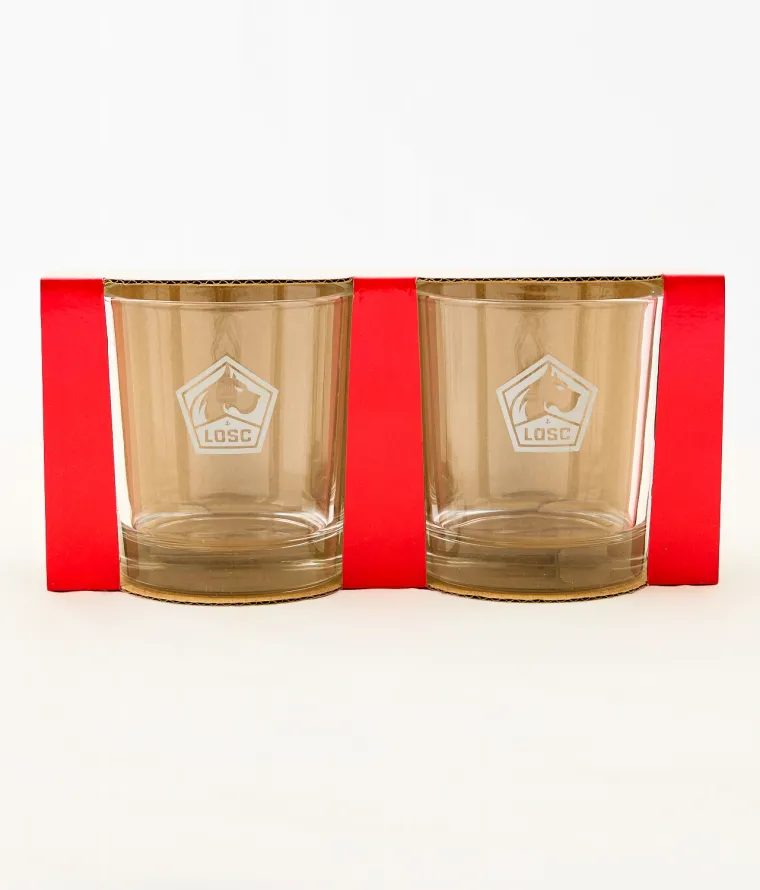 Visuel Pack Deux Verres à Eau LOSC 