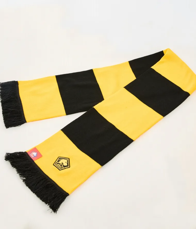 Visuel ECHARPE "FLANDRES" NOIRE JAUNE