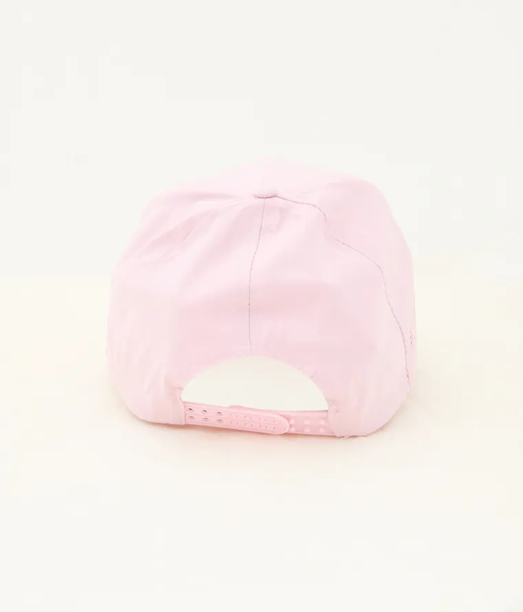 Visuel CASQUETTE SEMI LOGO ROSE