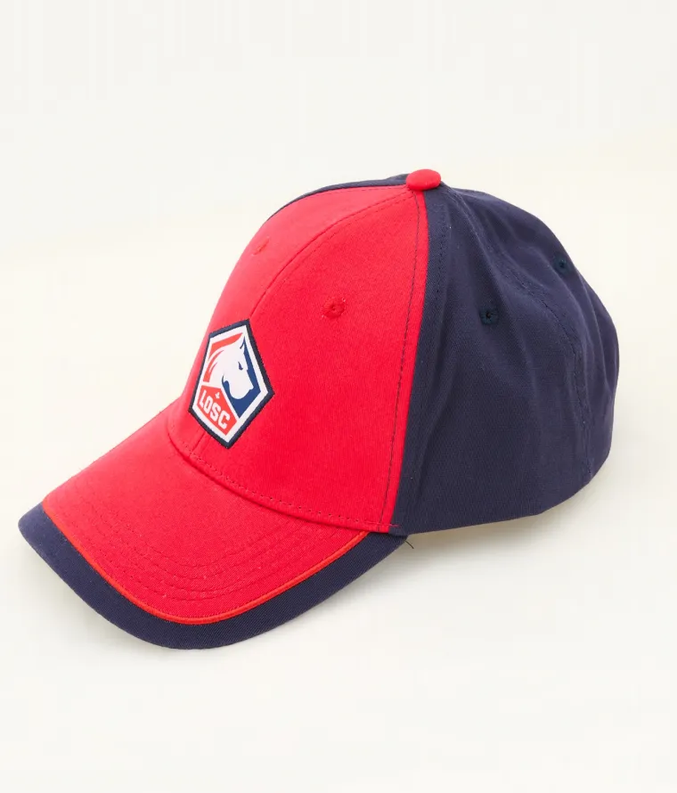 Visuel Casquette LOSC Bleu/Rouge  