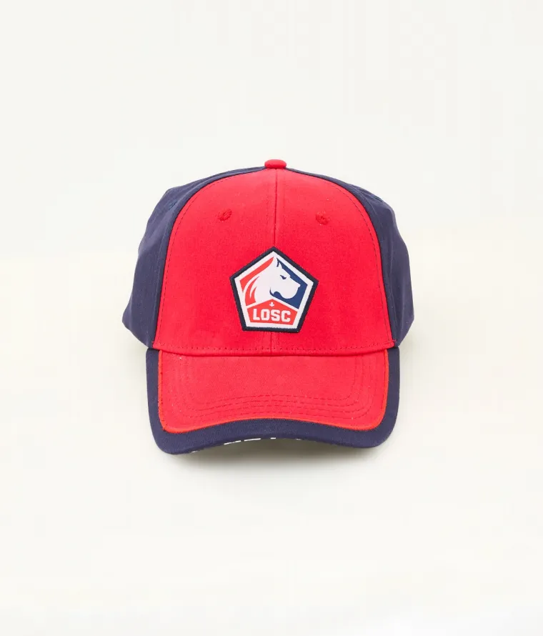 Visuel Casquette LOSC Bleu/Rouge  