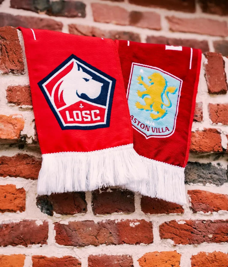 Visuel ÉCHARPE LOSC x ASTON Villa 