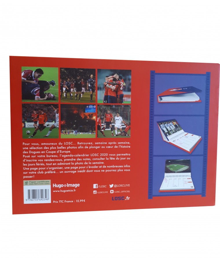 AGENDA CALENDRIER 2019/2020 - BOUTIQUE LOSC