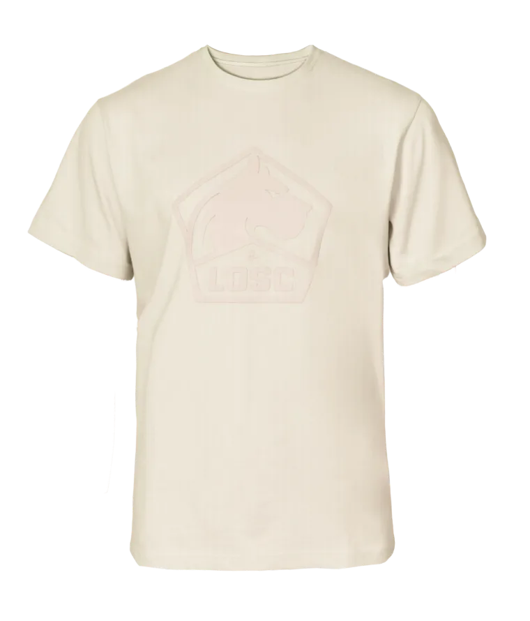 Visuel T-shirt "LOGO" Beige 