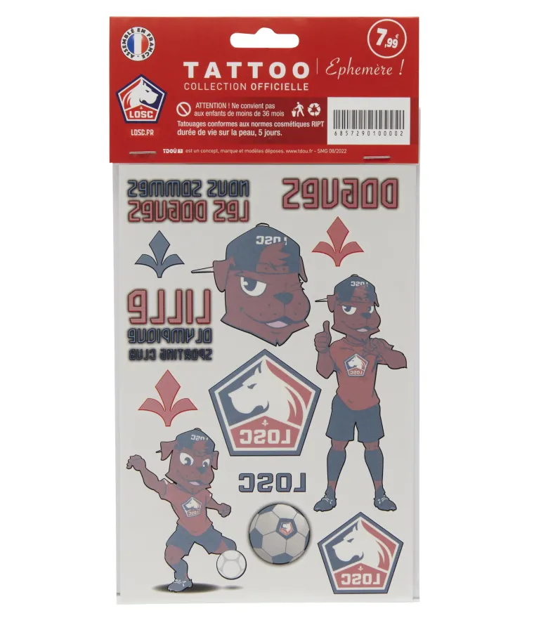 Visuel Tattoo éphémère LOSC