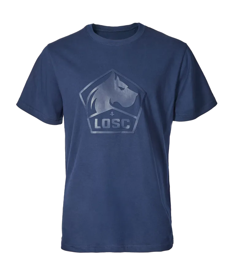 Visuel T-shirt 'LOGO" Marine 