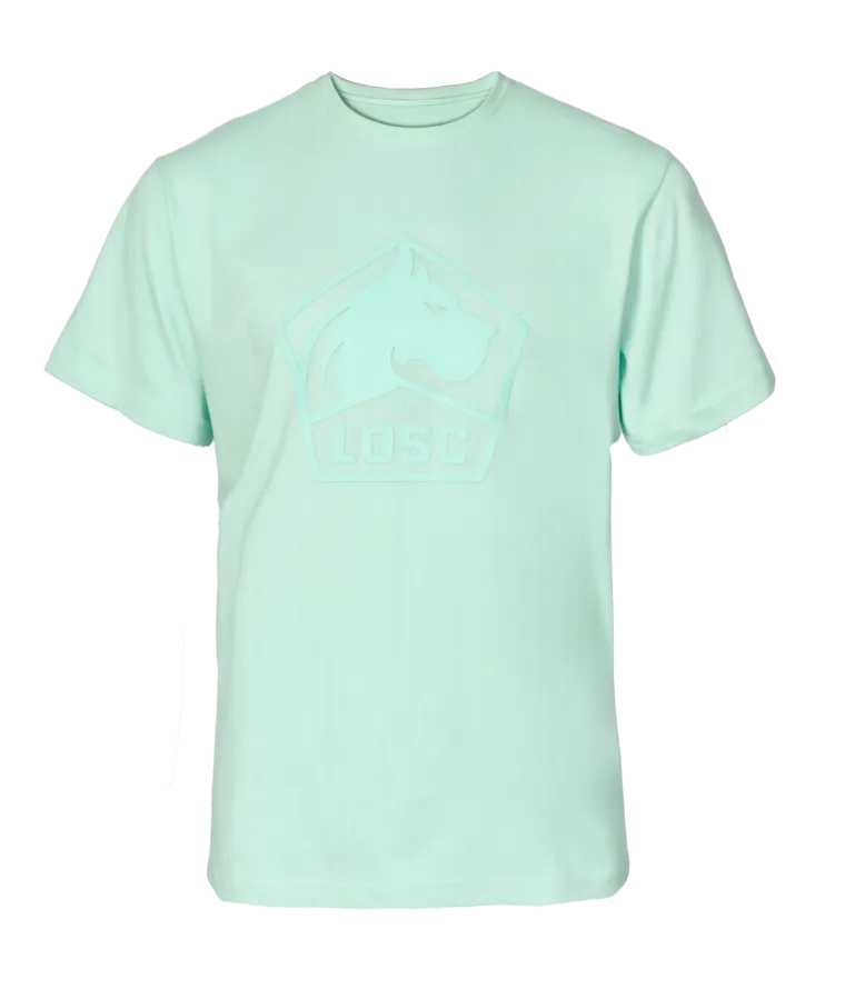 Visuel T-shirt "LOGO" Vert Menthe 