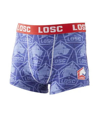 Boxer LOSC bleu adulte