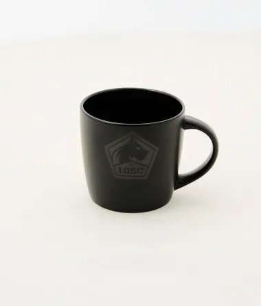 Mug LOSC noir intérieur noir