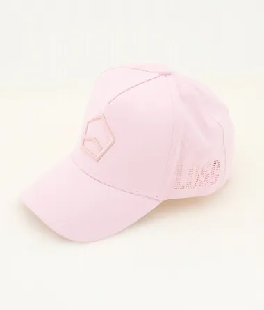 CASQUETTE SEMI LOGO ROSE