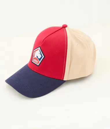 Casquette LOSC Bleu/Rouge/Beige 