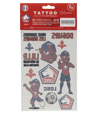Tattoo éphémère LOSC