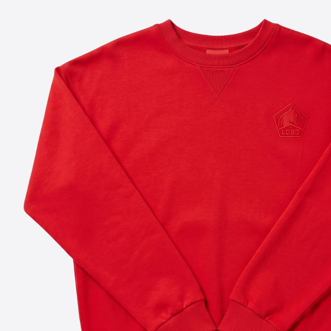 Sweat logo rouge