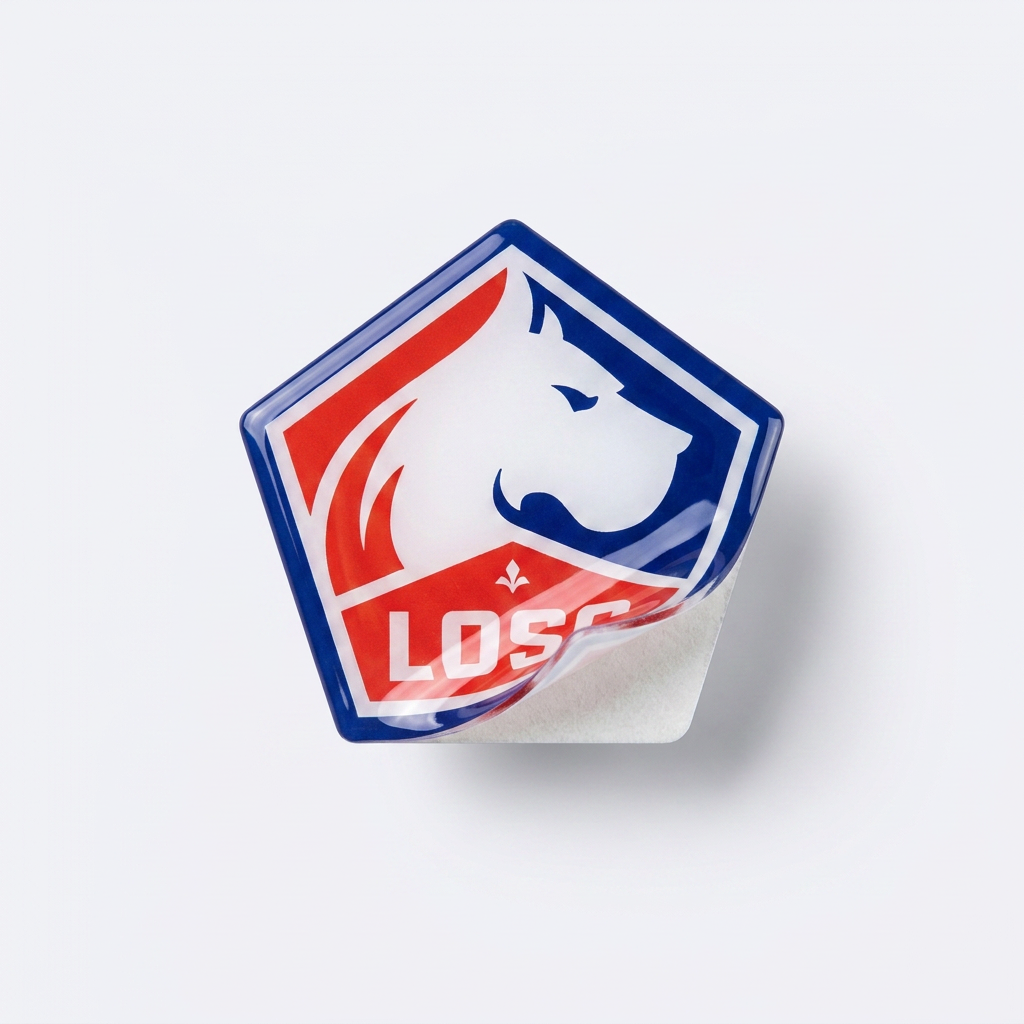 Sticker logo dome